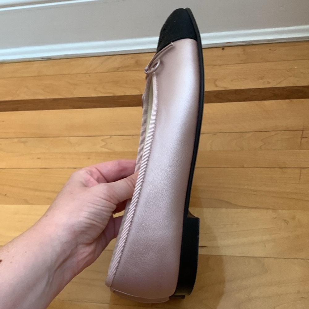 COPY - CHANEL LIGHT PINK SIZE 37 LEATHER BALLET FLATS - Picture 4 of 14
